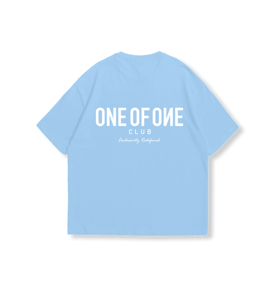 ESSENTIALS Baby Blue LANDSCAPE Oversized T-Shirt