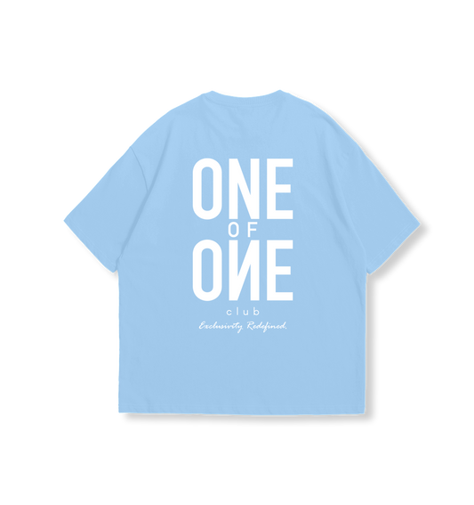 ESSENTIALS Baby Blue STACK Oversized T-Shirt